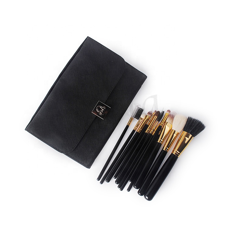 Beauty supply distributor personalized 7 pcs makeup brush set synthetic hair with flower case