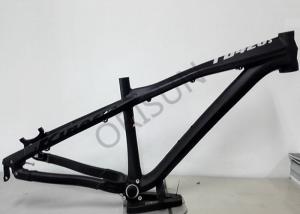China Black 26er Aluminum Dirt Jump Bike Frame Customized Painting Design wholesale