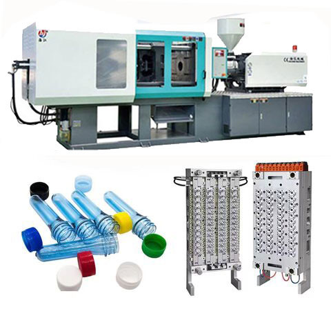 Semi Automatic Plastic Bottle Blowing Machine PET Injection Molding Machine