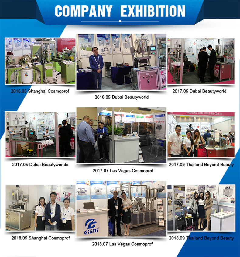 40ppm 250ml Lipgloss Tube Filling Sealing Machine Servo Driven
