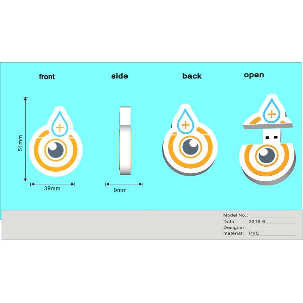 Open mold by customer design of PVC USB 3.1 USB 3.2 USB 3.0 USB 2.0