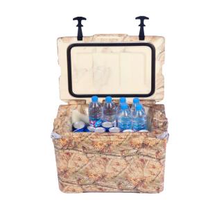 China Rotomolded Plastic Insulated Ice Box 75QT Transport Cooler Box wholesale
