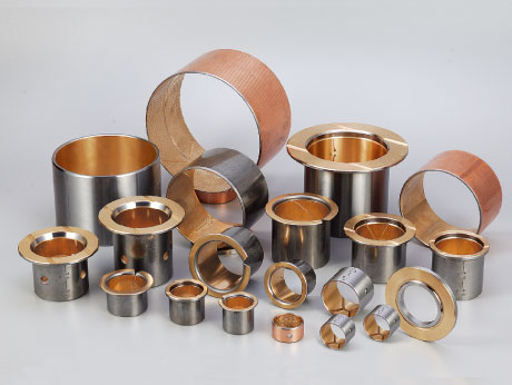 Steel Base Inlaid Oilless Bearing , JDB-3 Oilless Self Lubricating Bearing