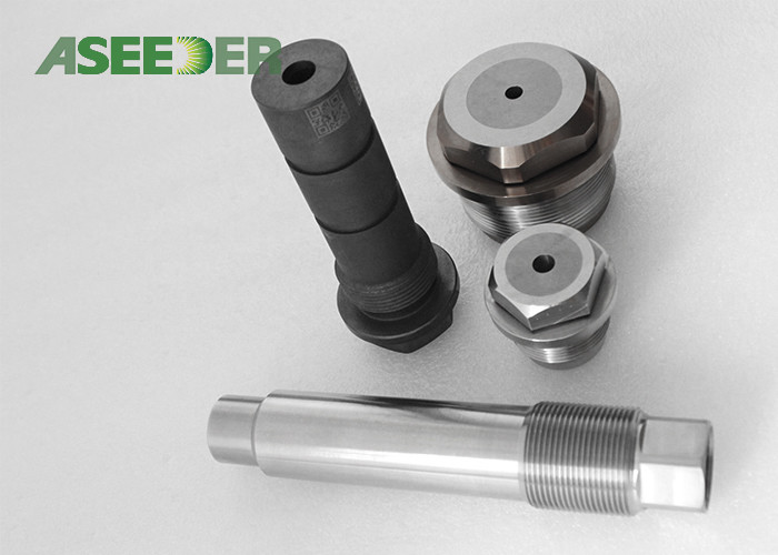 Tungsten Carbide Valve Trim And Assembly Parts Choke Seat / Choke Beans For Oil Field