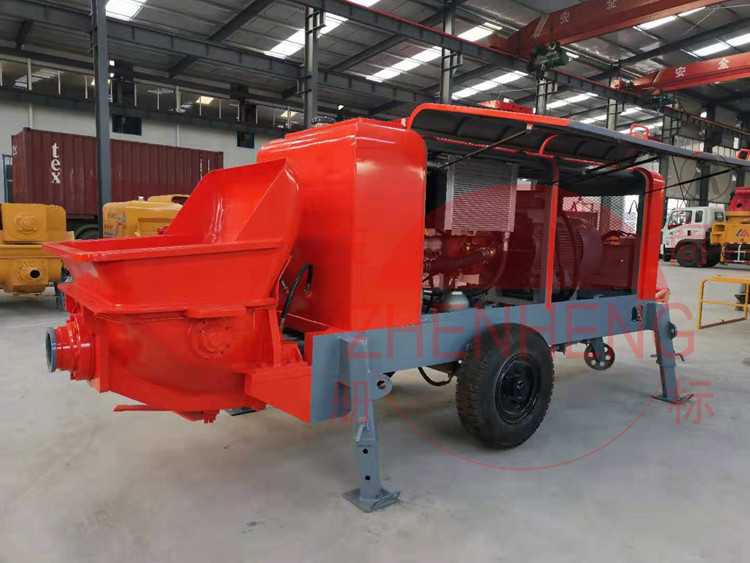 Flexible Electric Concrete Pump High Performance For Bridge Construction