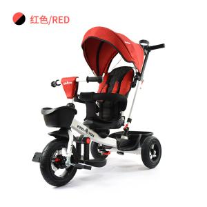 China Coaster Brake Red Kids Tri-Wheeler Cycles For In-Demand Market Baby Carriage wholesale