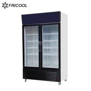 China R290 GAS Commercial Upright Drinks Fridge Frozen Food Merchandiser 1170L wholesale