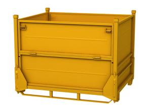 China Q235 Steel Metal Pallet Cage Stackable Stillages MA Sheet For Turnover wholesale