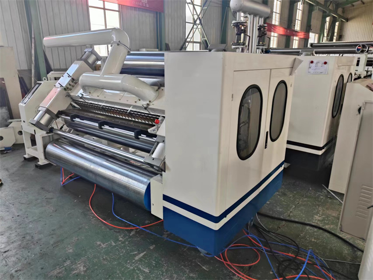 380V Fingerless Type Steam Electric Oil Heating Single Facer Corrugated Cardboard Making Machine