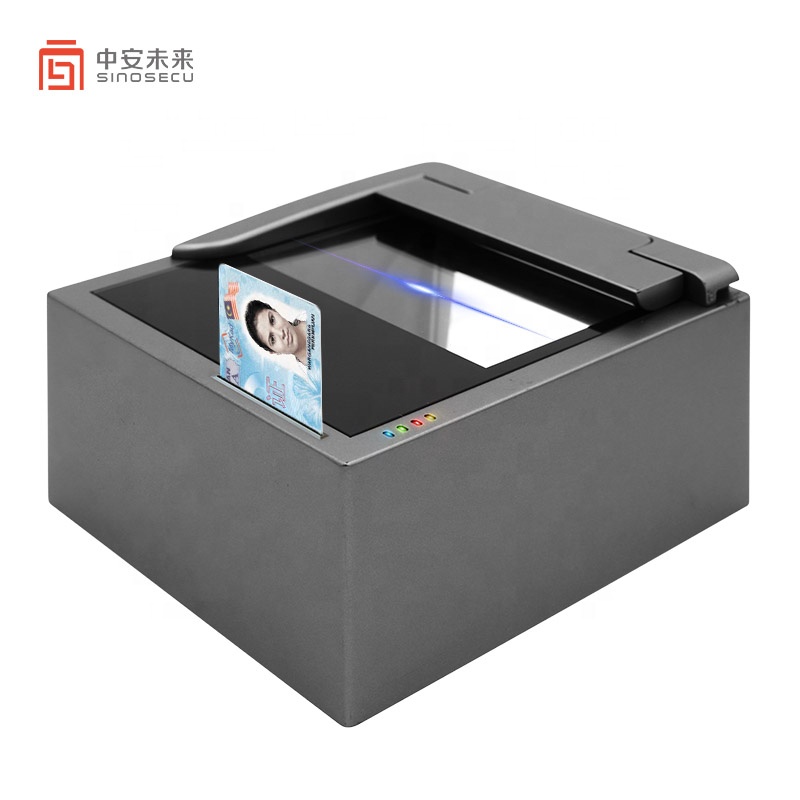 Sinosecu's Passport Scanner SDK-Enabled Dimension 175*199*140mm Ideal for Airport Hotel
