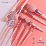 Pink 12Pcs Cosmetic Makeup Brush Set Eyeshadow Blending Blush