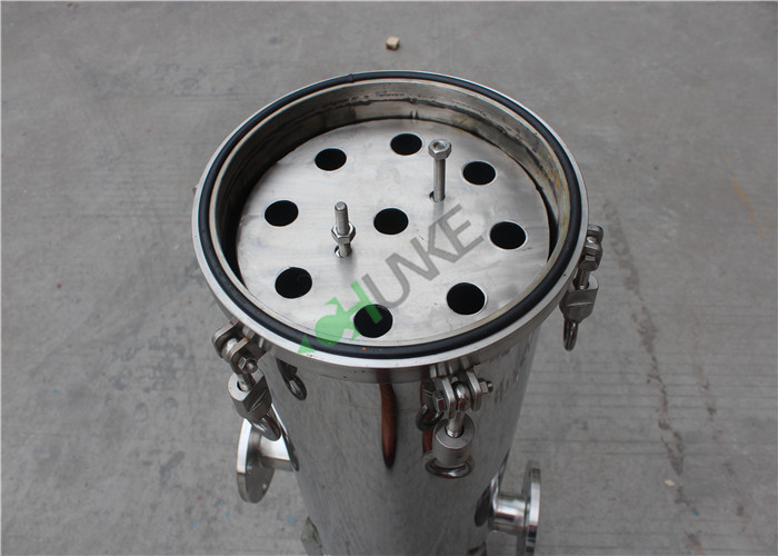 SS Cartridge Filter Housing / Pharmaceutical Industrial Water Filter Housing