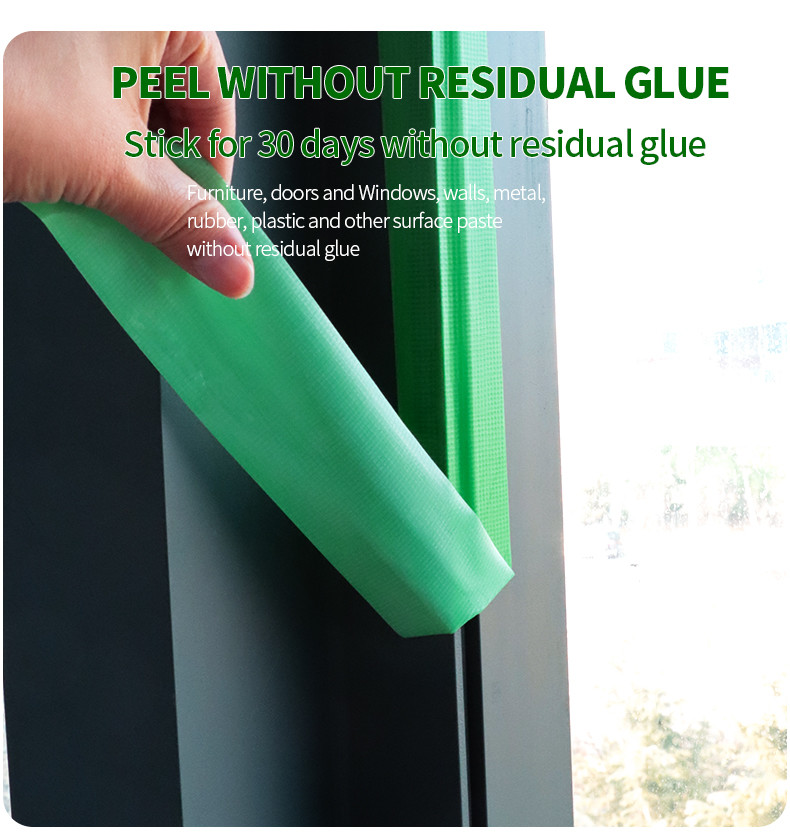 Environmentally Friendly Non-Trace PE Cloth Tape Door And Window Protection / Film Splicing Special, Flexible Specifications Customized