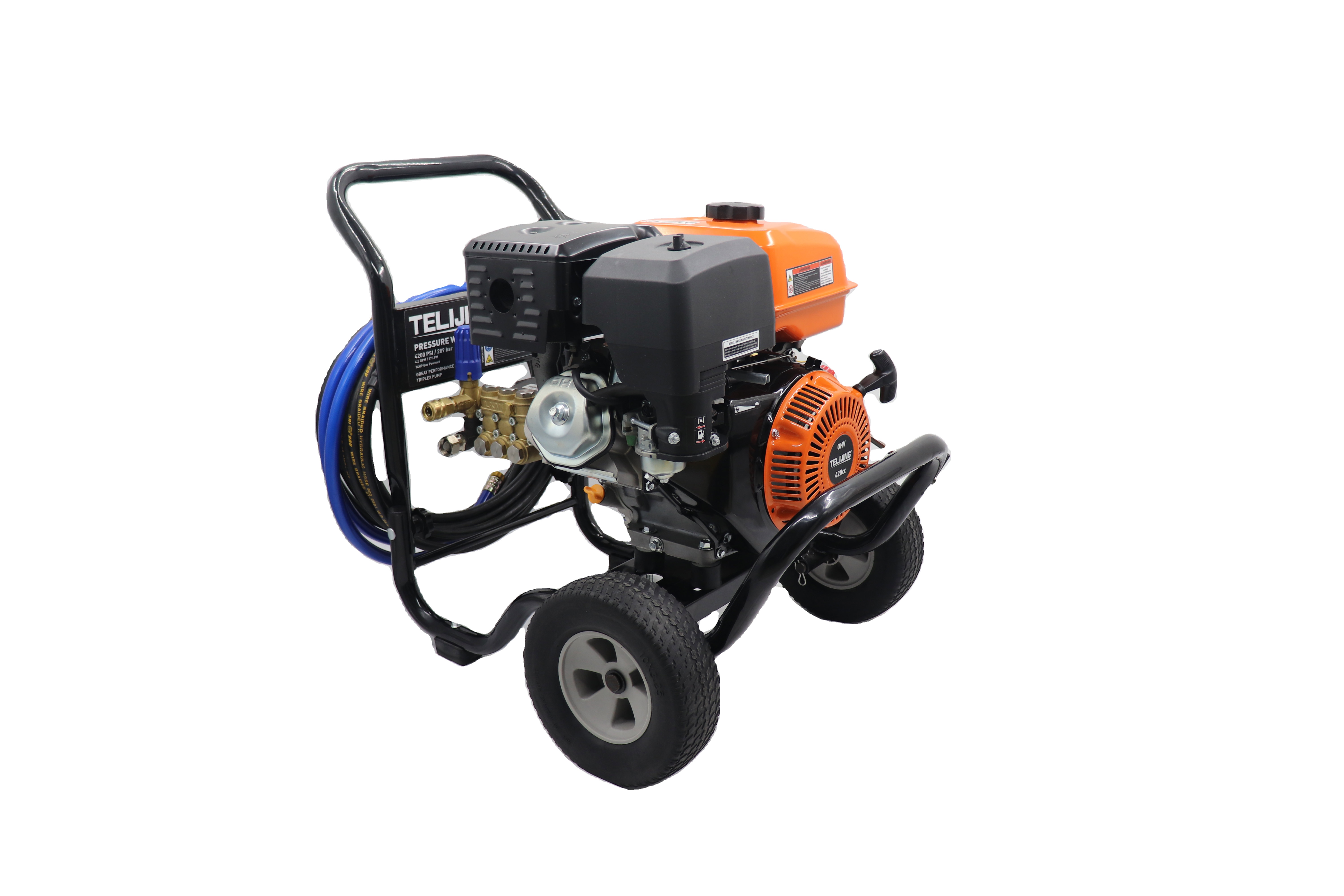 4200psi/263nar Gasoline High Pressure Car Washer with Recoil Starter and TJ190F Engine