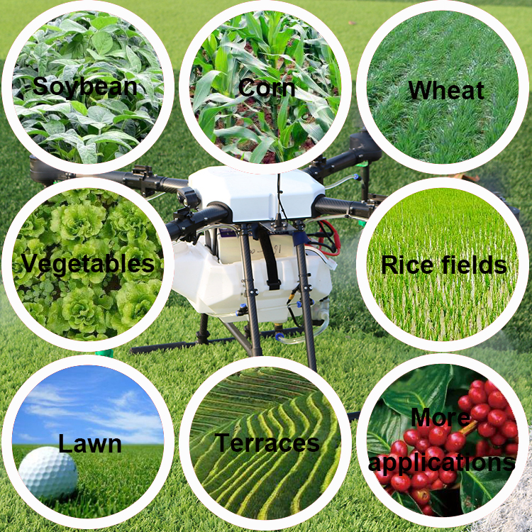 High efficiency agriculture Liters spraying drone agri agro spraying wifi plant drone