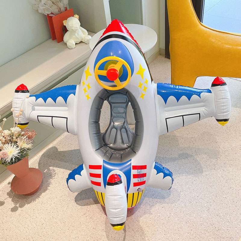Fun and Educational Pool Float Tubes for Kids Cute Patterned Airship Design Ages 5-7