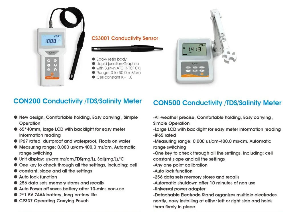 Multifunctional Benchtop Digital Meter for pH mV EC Measurement in Lab Water Testing