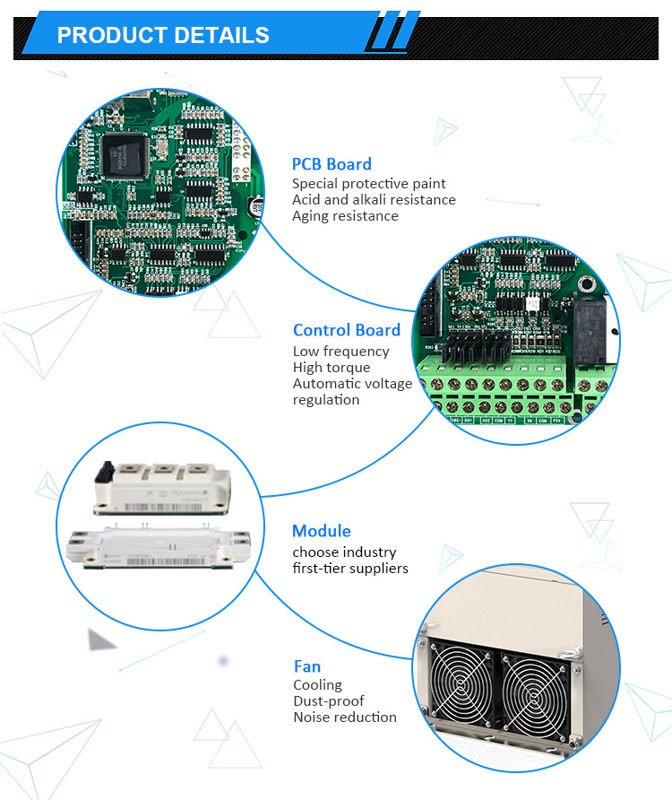 380V 55KW 75 HP Variable Frequency Drive Inverter For Pump Control