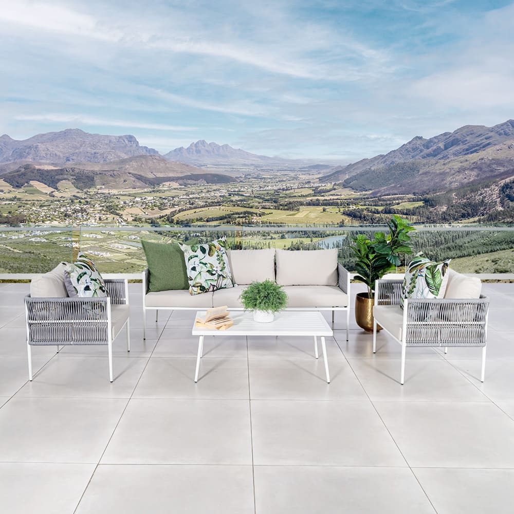 Stylish and Durable Outdoor Lounge Sofa Set Ideal for Your Patio Garden or Beach House