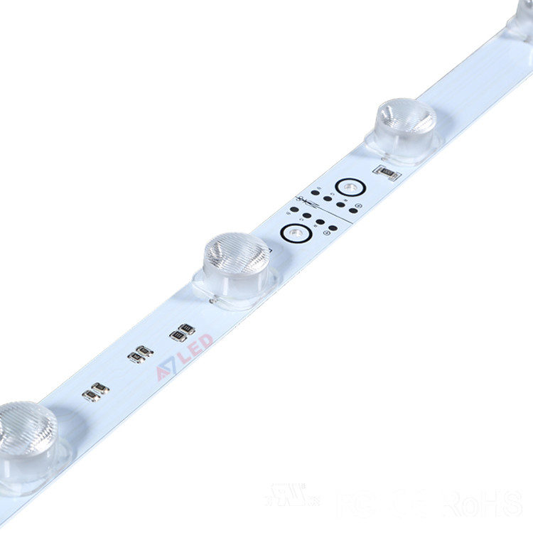 RGB Edge Lit LED Light Hard Bar Module Strip 12W 24W For Exhibit Trade Show Displays Stands