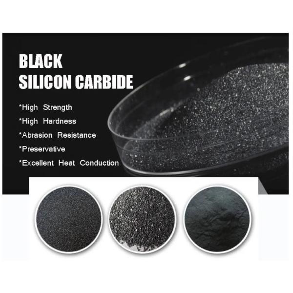 98% Sic Refractory Silicon Carbide Sandblasting Fireproofing And Surface Deburring Needs