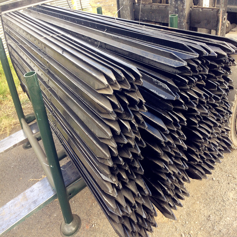 Powder Coating 5 Foot Metal T Post 6ft 7ft Balck