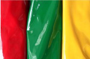 China 0.5mm Thick Colorful &amp; Smooth Synthetic PU Gloves Leather Fabric wholesale