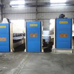 Low cost jacquard carpet needle punching production line
