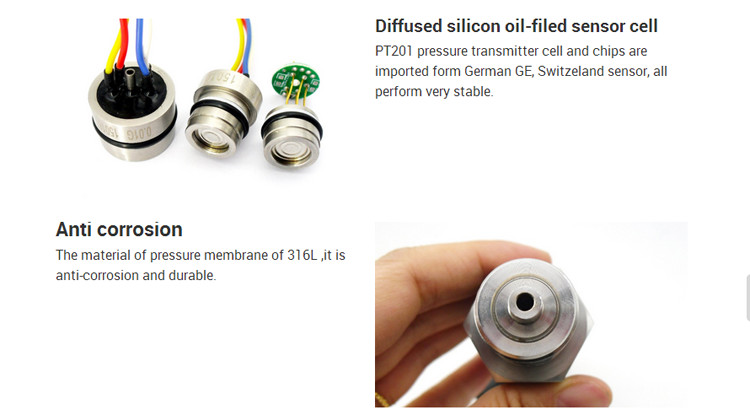 CE Approved OEM Pressure Sensor PT201 With Perfect Long Term Stability