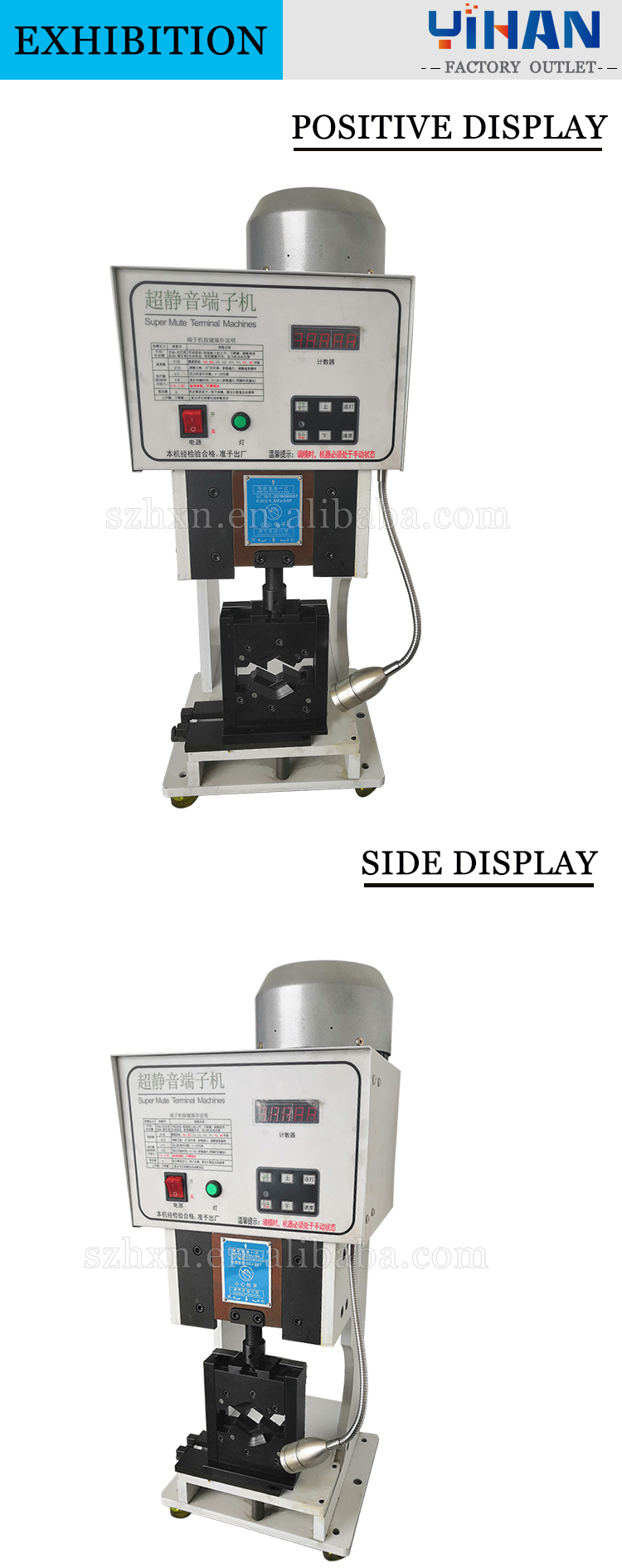 60KG Semi Automatic Pre-Insulated Wire Terminal Crimping Machine for Tubular Terminals