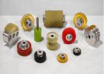 Industrial natural PU Polyurethane Coating Elevator Rollers Wheels / Polyurethan