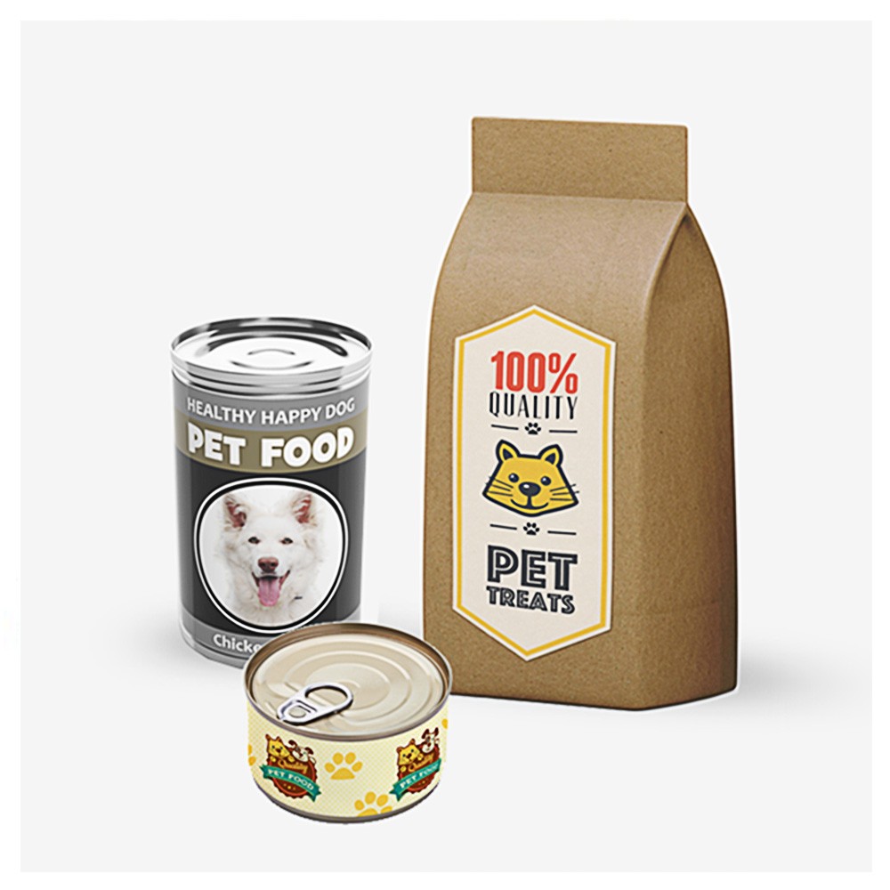Adhesive Glossy Private Canned Food Labels Jar Seal Frozen Food Label
