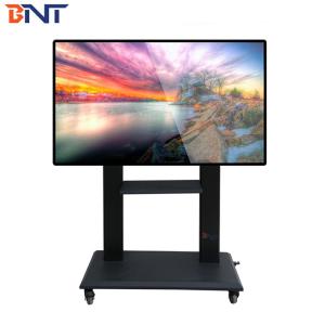 China 130kg Loading Capacity Floor Stand Bracket For Tv 58 86 Inch wholesale