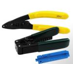 Duplex VFL FTTH Fiber Optic Stripping Tool For Drop Cable