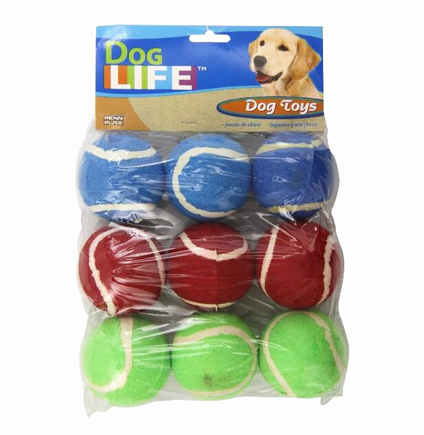 9-Pack Dog Tennis Ball