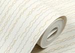 Modern White Geometric Removable Wallpaper For Bedding Room