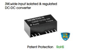 China Wide Input Automotive DC DC Converter 18VDC 3W Isolated Regulated wholesale