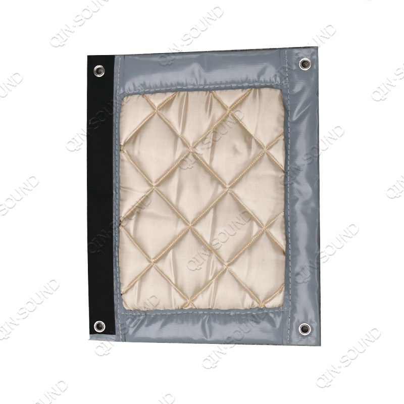 Portable Noise Barriers for Construction Chain Link Fence Panels