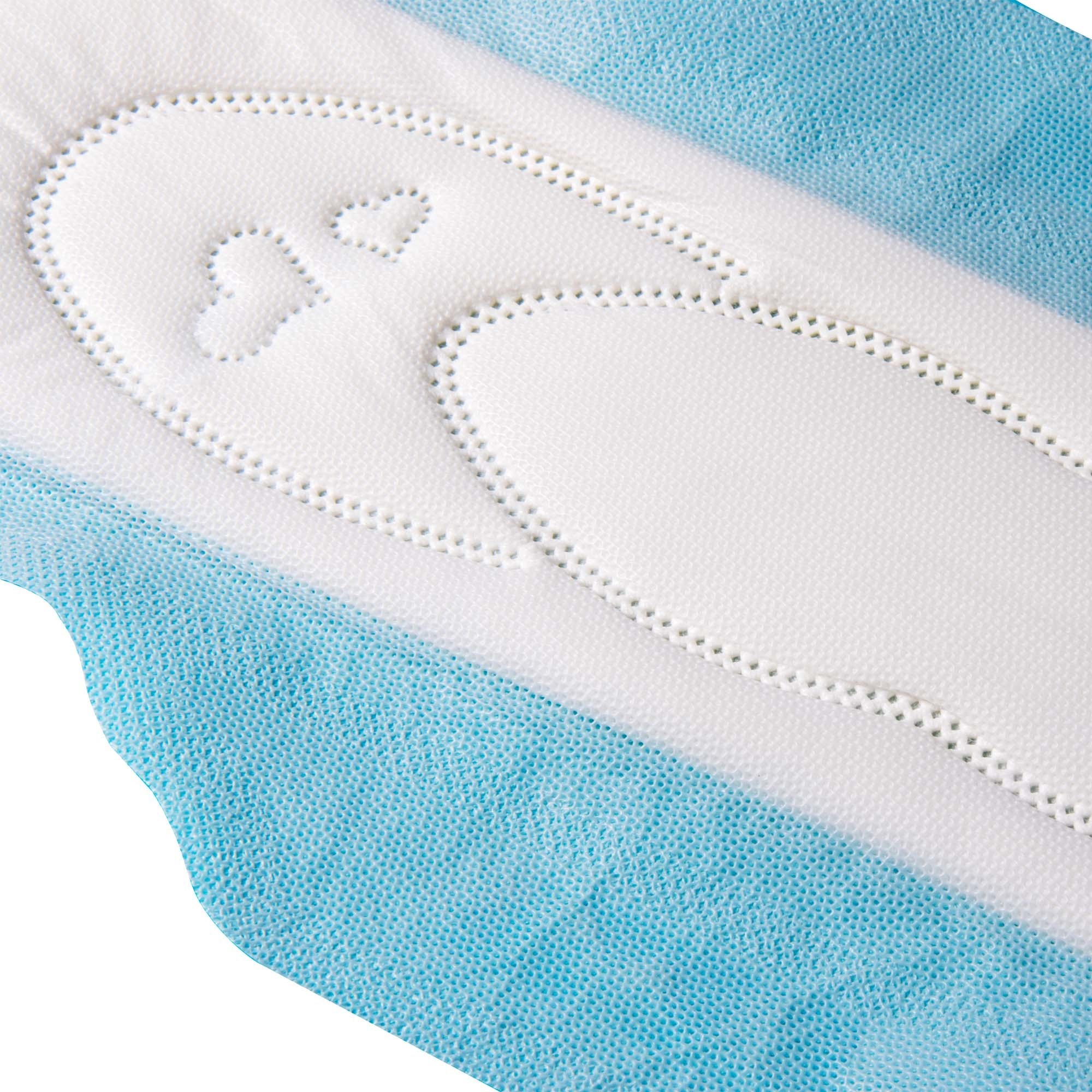 Oem Pure White Biodegradable Anti Rash Soft Eco-Friendly Menstrual Pad Organic Cotton Disposable Sanitary Napkin