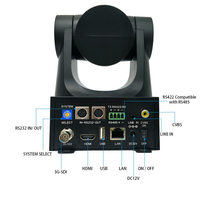 20X Zoom 1080P Health Care,Live Stream Huddle Room Video Conference Camera CVBS,LAN(POE)PTZ Conference Camera