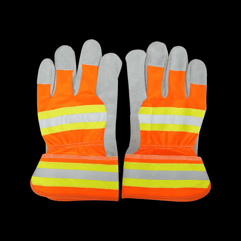 Cow Split Leather Work Gloves, cow split leather glove, cow split work glove, leather safety glove