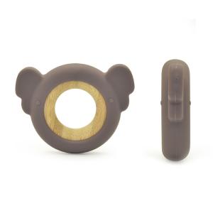 China NUBY Natural Wooden Silicone Teether Koala Shape BPA Free wholesale