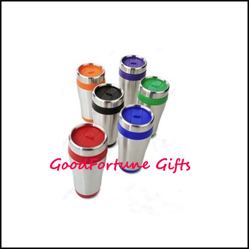 China promotional travel car Coloured Stainless Steel Mugs gift wholesale