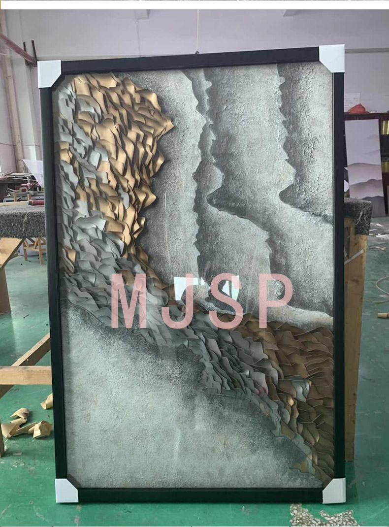 100% Handmade White Artist Painting Engraving Craft for Interior Art Wall Decorations