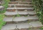 Garden Natural Paving Stones Hard Cobble Basalt Stone Construction