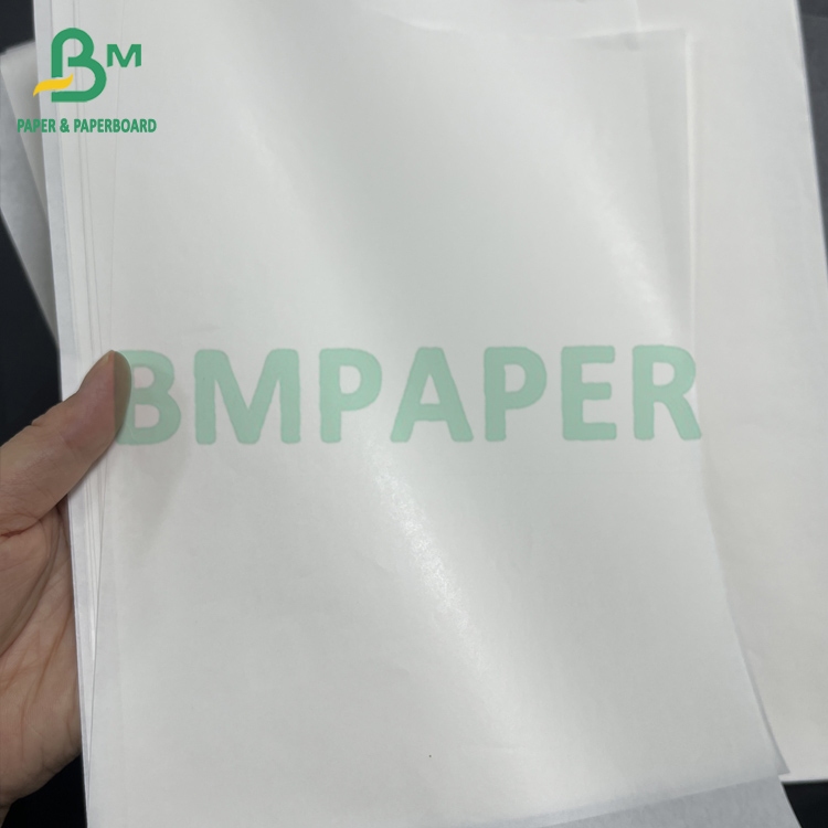 Food Packing One Side Glossy Food Grade 50 70 GSM White MG Paper
