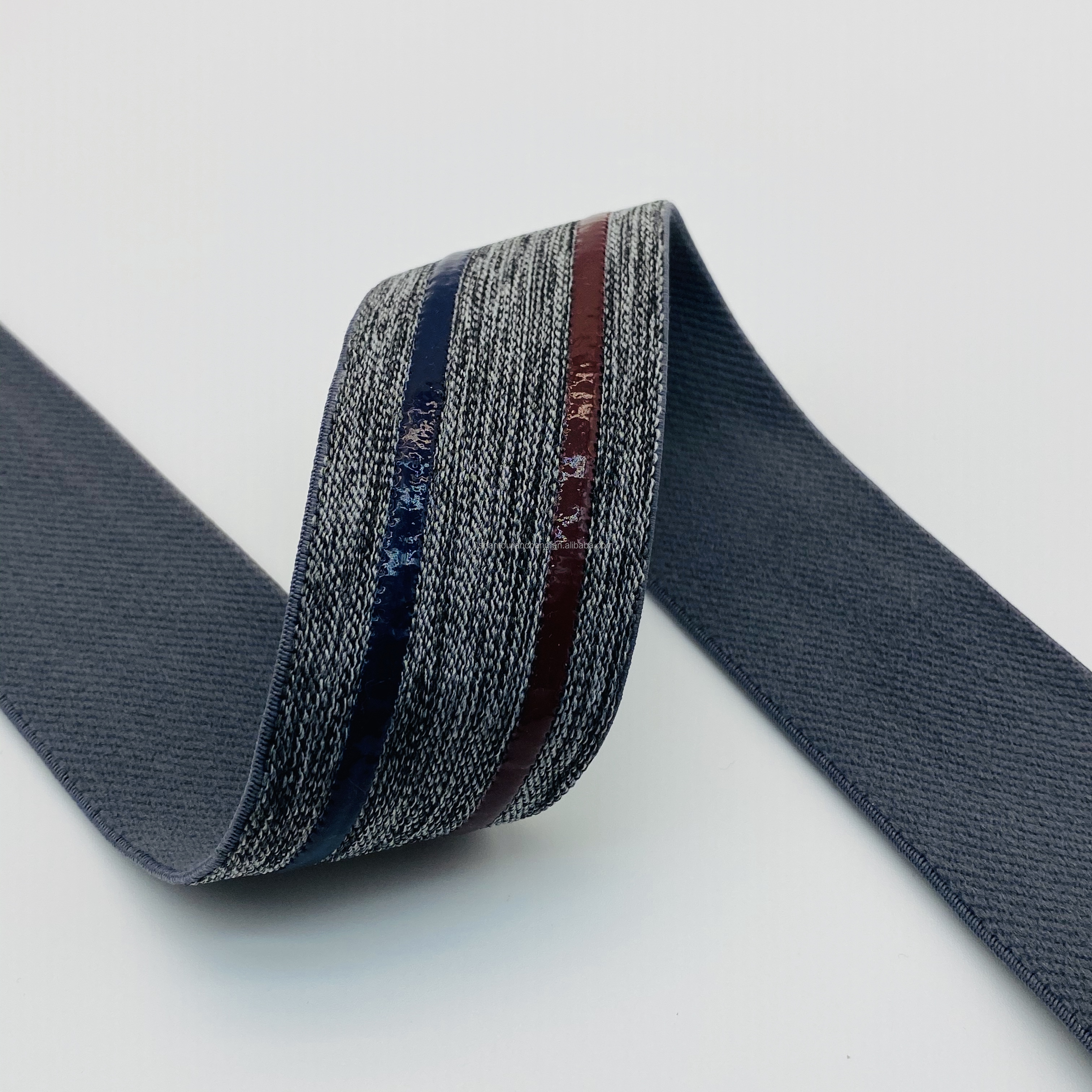 Custom Waterproof Eco-Friendly Nylon Coated Non Slip Anti Slip Band Silicone gripper Elastic band