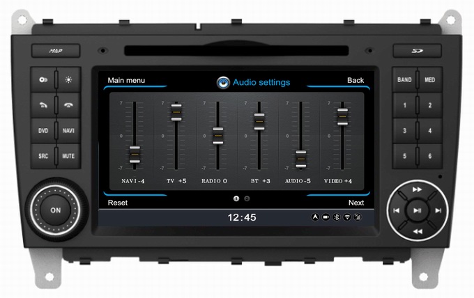 Ouchuangbo S100 platform Mercedes Benz W209 multimedia kit head unit radio support WIFI ca