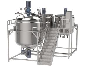 China Electric Stainless Steel Mayonnaise Mixing Machine PLC Controlled wholesale