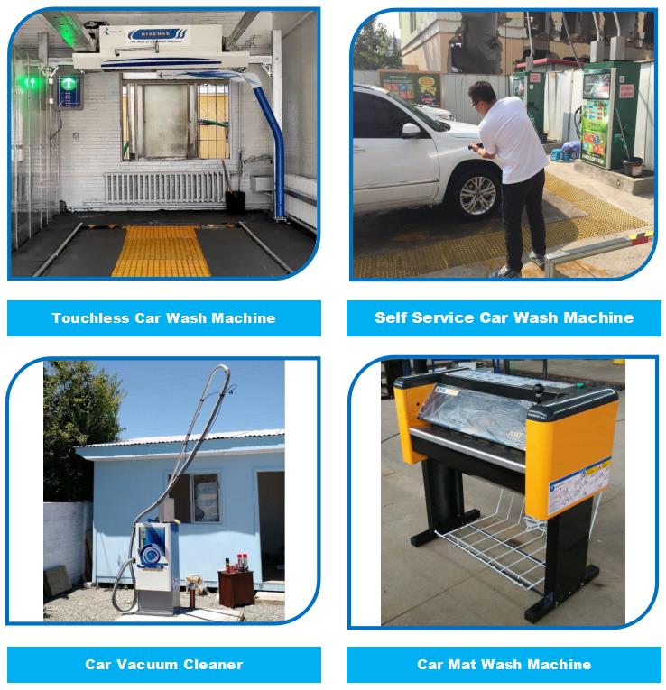 2150*4680*5510mm Mobile Automatic Bus And Truck Wash Machine